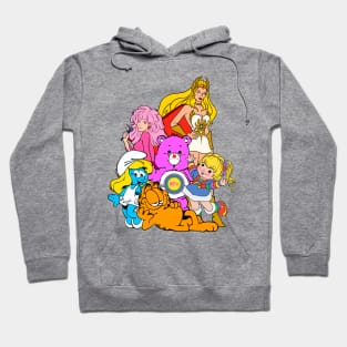 80s Cartoons Retro Hoodie